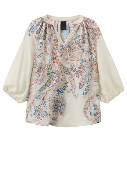 LUXZUZ // ONE TWO Violetta Blouse Blouse Off White 7038