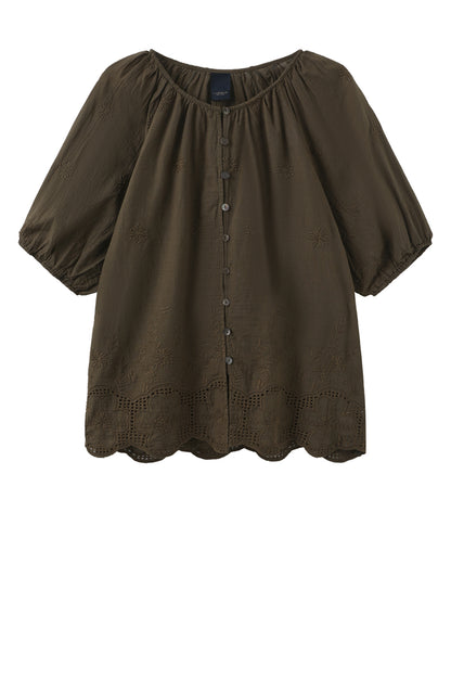 LUXZUZ // ONE TWO Vira Shirt Shirt Army Green 6330