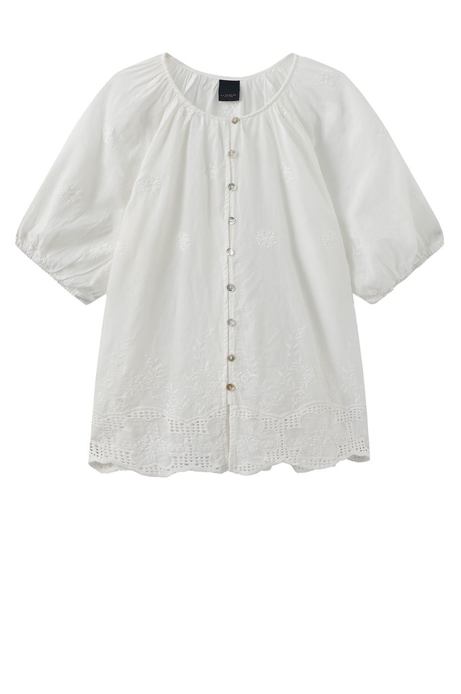 LUXZUZ // ONE TWO Vira Shirt Shirt Cream 7037