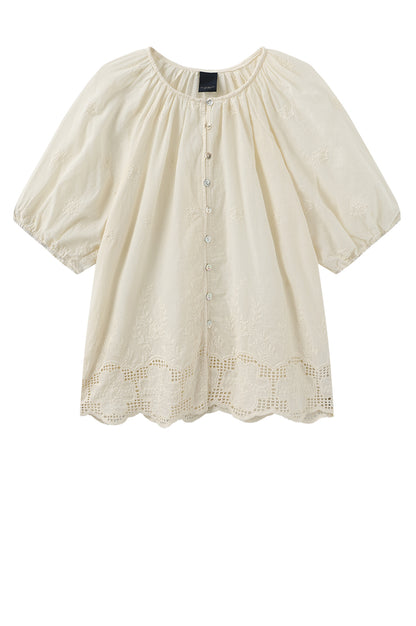 LUXZUZ // ONE TWO Vira Shirt Shirt Off White 7038