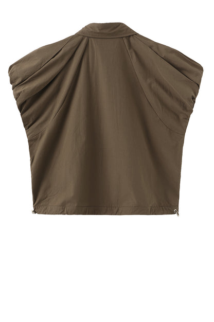 LUXZUZ // ONE TWO Vivette Shirt Shirt Army Green 6330