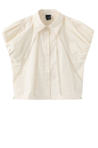 LUXZUZ // ONE TWO Vivette Shirt Shirt Off White 7038