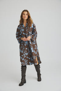 Wagna Dress - Luggage Brown