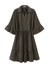 Walborg Dress - Army