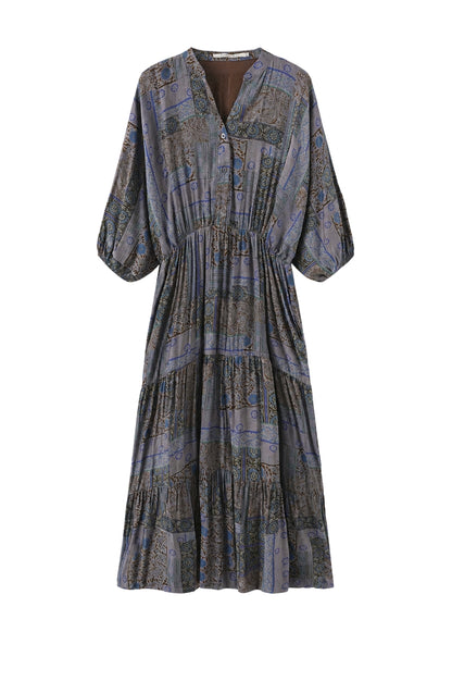 LUXZUZ // ONE TWO Walentine Dress Dress 573 Bijou Blue