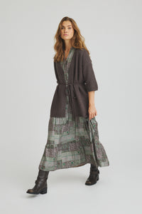 Walentine Dress - Hedge Green
