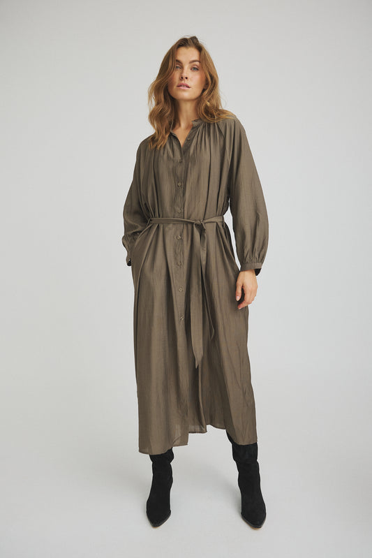 LUXZUZ // ONE TWO Walli Dress Dress 633 Army