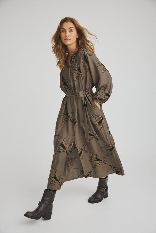 LUXZUZ // ONE TWO Walli Dress Dress 774 Granola