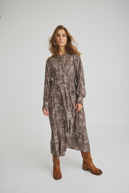 LUXZUZ // ONE TWO Wanda Dress Dress 731 Walnut