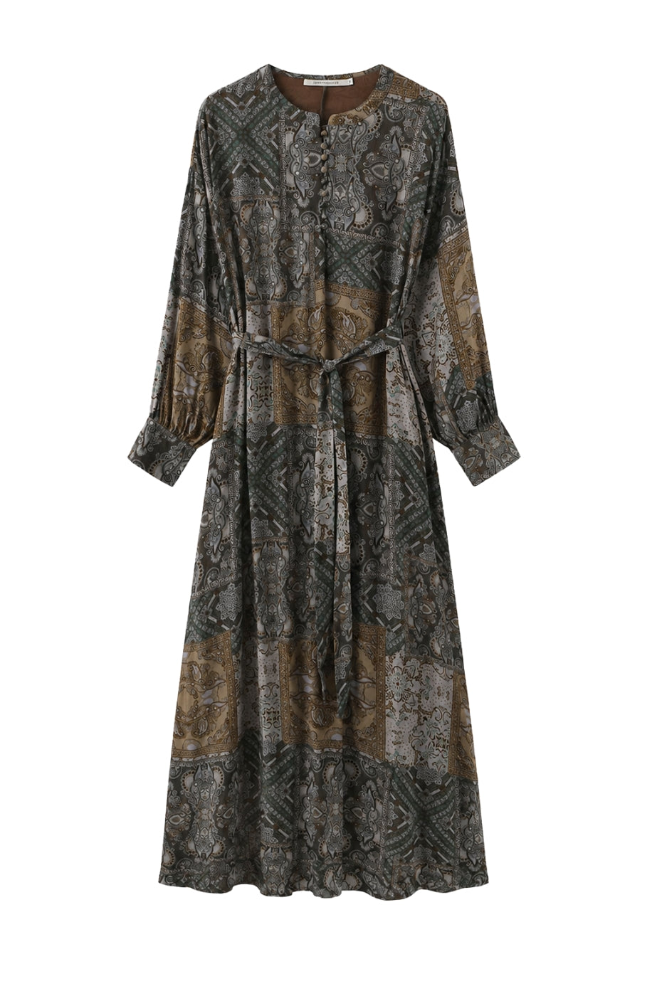 LUXZUZ // ONE TWO Wanda Dress Dress 629 Green Olive