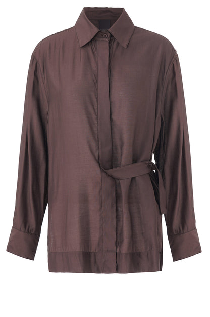 LUXZUZ // ONE TWO Wing Shirt Shirt 767 French Roast