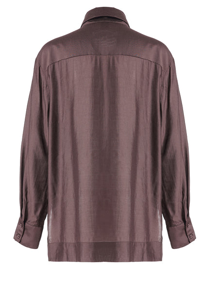 LUXZUZ // ONE TWO Wing Shirt Shirt 767 French Roast