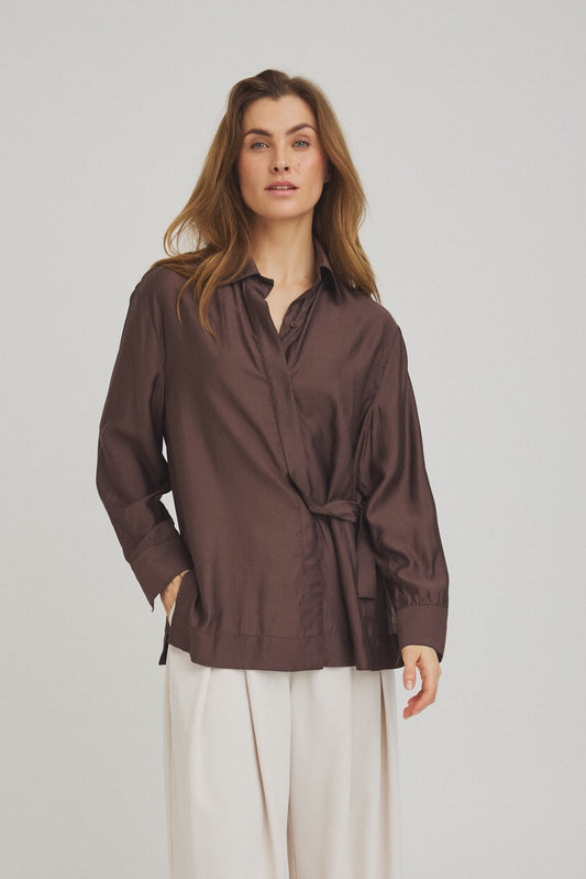 LUXZUZ // ONE TWO Wing Shirt Shirt 767 French Roast