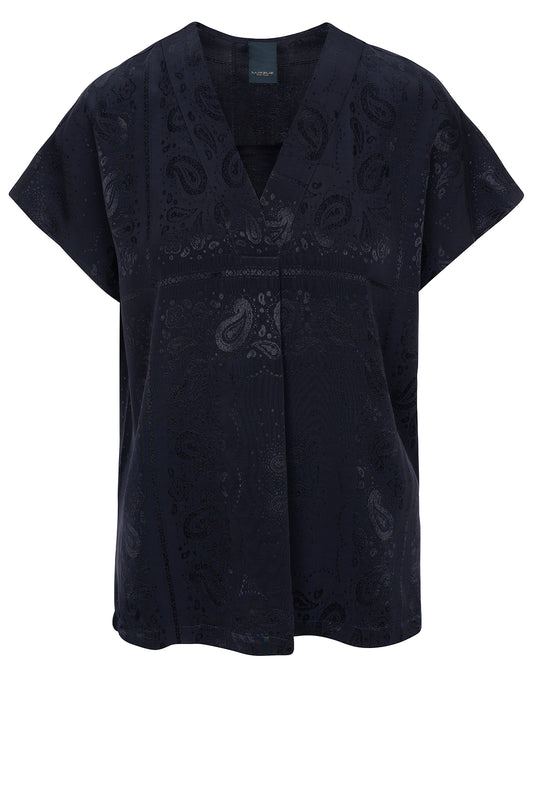 LUXZUZ // ONE TWO Zanello Blouse Blouse 575 Navy Blue