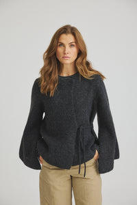 Zanette Knit - Black melange