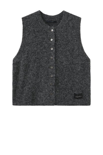 LUXZUZ // ONE TWO Zannap Knit Knit 816 Dark Grey Melange