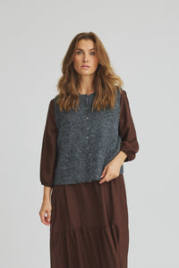 Zannap Knit - Dark Grey Melange