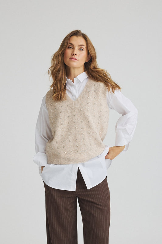 LUXZUZ // ONE TWO Zannie Knit Knit 748 Sesame