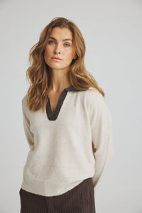 Zebina Knit - Ecru