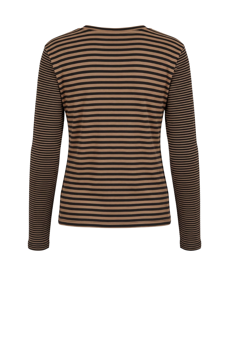 LUXZUZ // ONE TWO Zegzag Stripe T-shirt T-Shirt 727 Iced Coffee