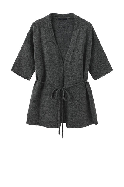 LUXZUZ // ONE TWO Zelina Knit Knit 816 Dark Grey Melange
