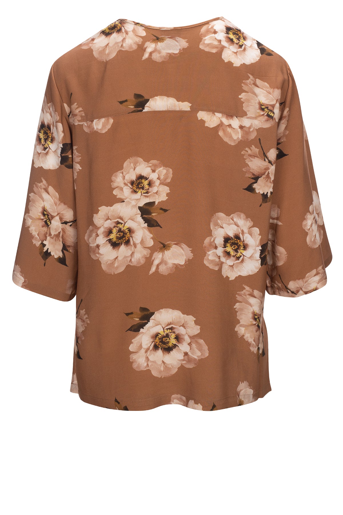 LUXZUZ // ONE TWO Zella Blouse Blouse 779 Brown Sugar