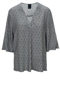 Zella Blouse - Aluminium