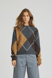 Zella Knit - Dark Grey Melange