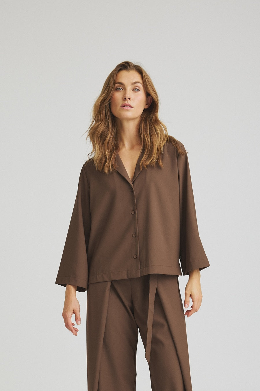 LUXZUZ // ONE TWO Zenika Shirt Shirt 749 Rain Drum