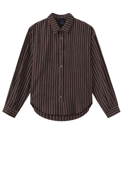 LUXZUZ // ONE TWO Zerafine Shirt Shirt 766 Chicory Coffee
