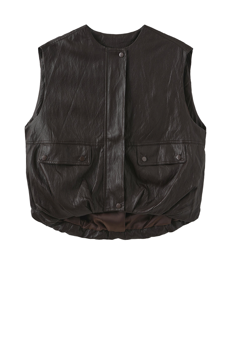 LUXZUZ // ONE TWO Zickan Vest Vest 799 Choco Lux