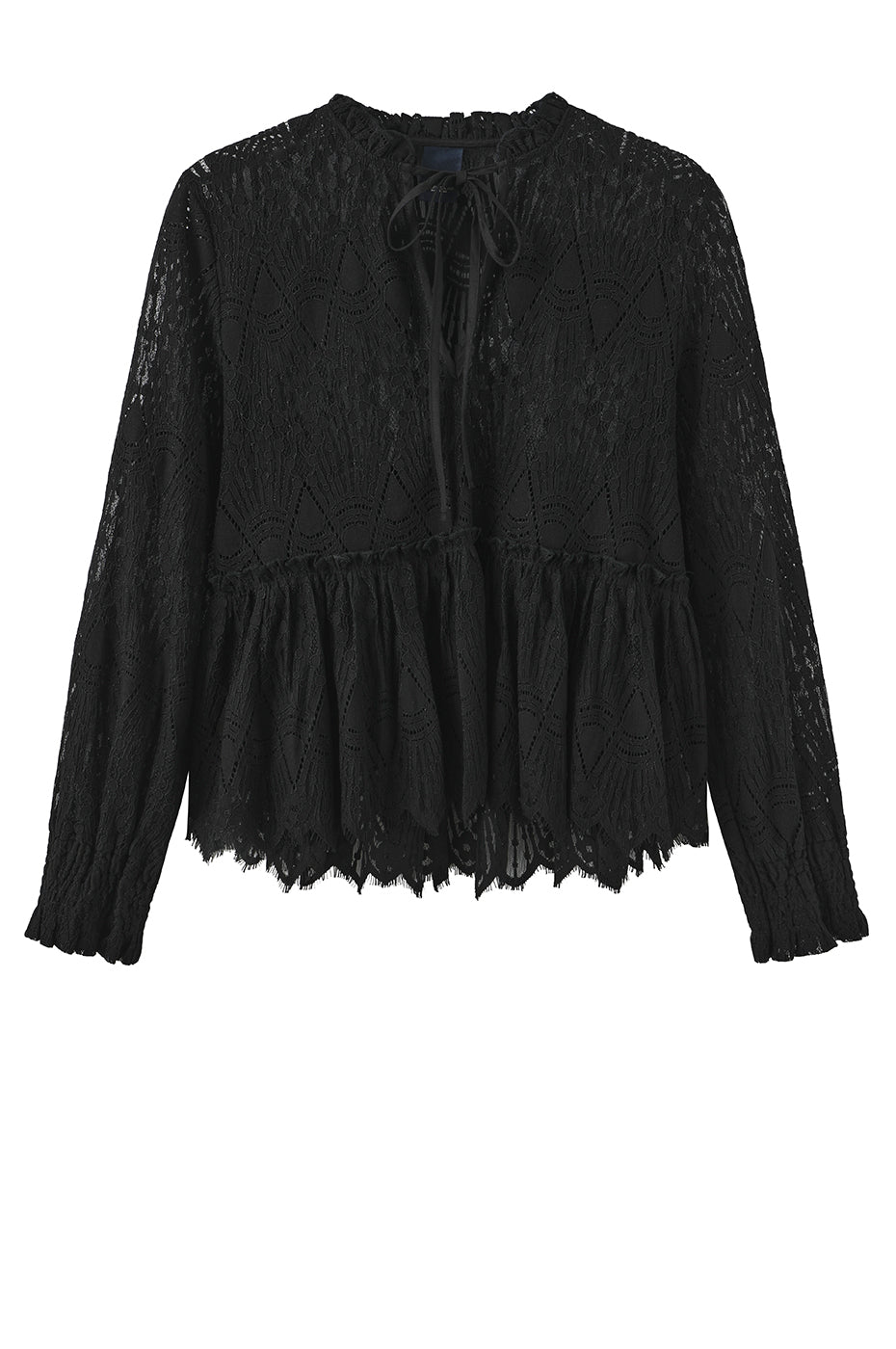 LUXZUZ // ONE TWO Zinaida Blouse Shirt 999 Black