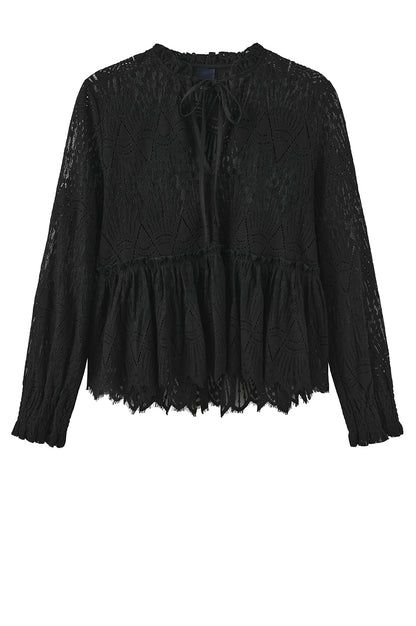 LUXZUZ // ONE TWO Zinaida Blouse Shirt 999 Black