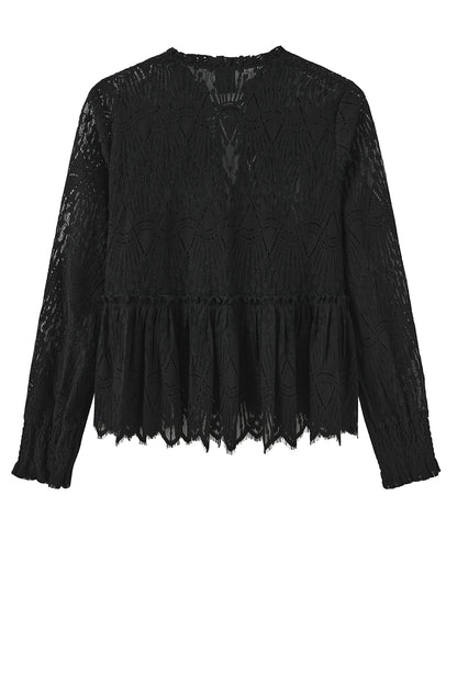 LUXZUZ // ONE TWO Zinaida Blouse Shirt 999 Black