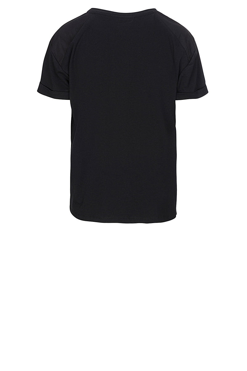 LUXZUZ // ONE TWO Bibina T-Shirt T-Shirt 999 Black